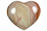 Wide, Polychrome Jasper Heart - Madagascar #239091-1